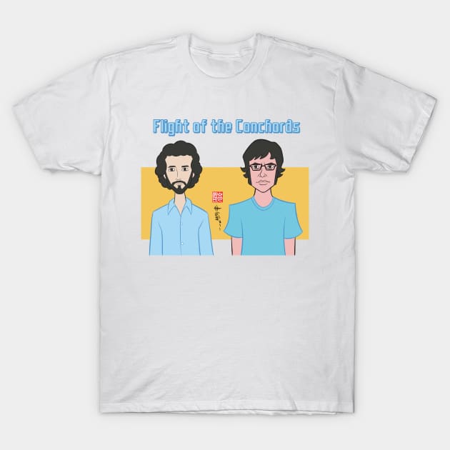 Flight of the Conchords T-Shirt by howardshum